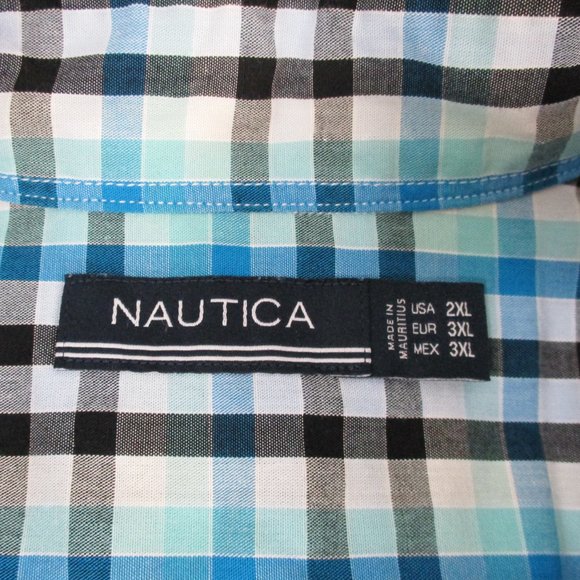 Nautica Career Casual Cotton Plaid Shirt - Picture 5 of 6